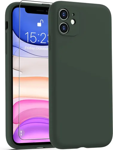 Vista 10 de Goodon Funda para iPhone 11 Pro con protector de pantalla - Protección mejorada de la cámara - Forro de microfibra suave - Funda protectora