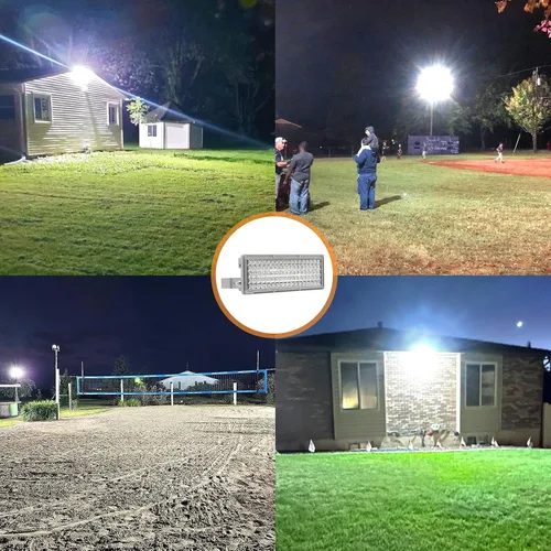 Vista 7 de Kekeou Luz de inundación de 100W LED, 14000LM 6500K luz exterior