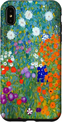 Vista 11 de Funda para iPhone 16 Gustav Klimt Flower Garden