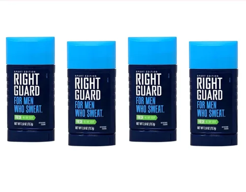Vista 2 de Right Guard Sport Fresh - Aroma invisible sólido, 2.6 onzas (paquete de 4)