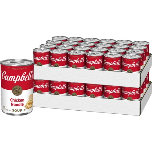 Vista 12 de Campbell's - Sopa condensada de fideos con pollo tamaño familiar, lata de 22.4 onzas