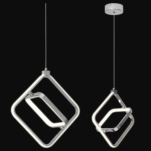 Vista 11 de Lámpara LED moderna con anillo dorado, lámpara colgante de 4000 K, regulable en altura ajustable, iluminación colgante para comedor, cocina, isla