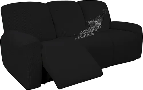 Vista 34 de Easy-Going - Funda 100 % impermeable doble para sofá reclinable, diseño jacquard, en 1 pieza, a prueba de derrames, para niños, mascotas, perros