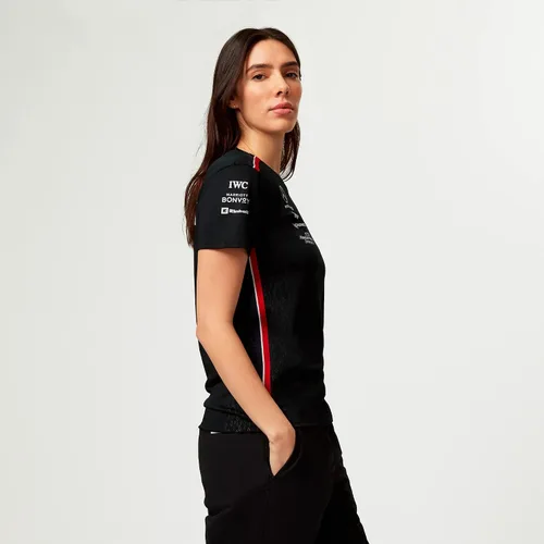 Vista 7 de Mercedes AMG Petronas Formula One Team - Camiseta para mujer 2023 Team - Negro - Talla: XL