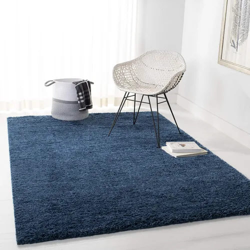 Vista 14 de SAFAVIEH Colección August Shag - Alfombra de área de 6 x 9 pies, color lila, diseño sólido, no desprende pelusa y de fácil cuidado, grosor de 1.2