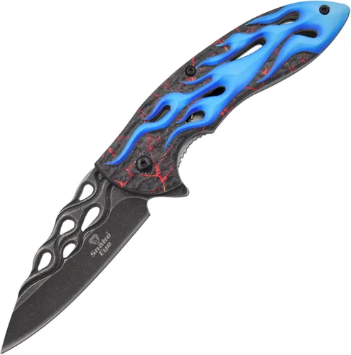 Vista 3 de Snake Eye Tactical Cuchillo plegable de bolsillo con mango de diseño suave y hermoso para todos los días (C5)