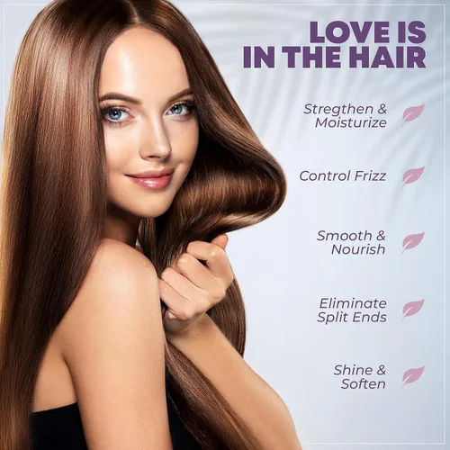 Vista 4 de Champú suave y natural para hombres y mujeres, antiencrespamiento, suavizante, Buriti y Praxaxi, 6.8 onzas