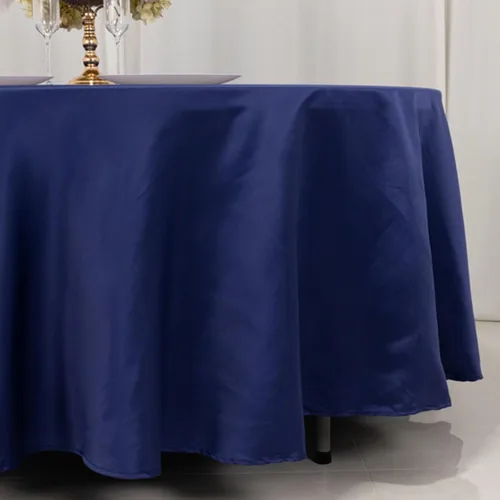 Vista 119 de Efavormart - Mantel rectangular de satén sin costuras, color azul polvoriento, 60 x 126 pulgadas Azul empolvado