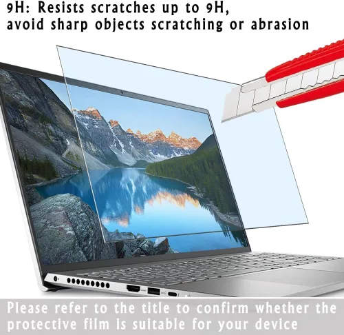 Vista 3 de Anti Blue Light Tempered Glass Screen Protector, compatible with CHUWI AeroBook 13.3" Visible Area, 9H Film Protectors [ Not Full Coverage ]