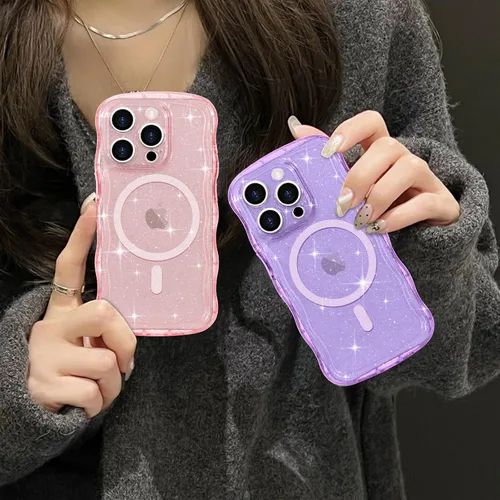Vista 152 de Pepmune Funda magnética para iPhone 17 Pro Max, color rosa