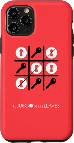 Vista 10 de Funda para iPhone 14 El Juego de las Llaves - Rojo