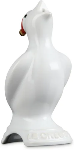 Vista 7 de Le Creuset chimenea de cerámica con forma de ave para pastel, Cereza Cerise