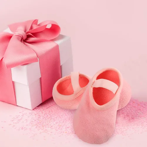 Vista 5 de 8 pares de calcetines gruesos antideslizantes para bebé con correa para bebés recién nacidos calcetines antideslizantes adecuados para niños y niñas