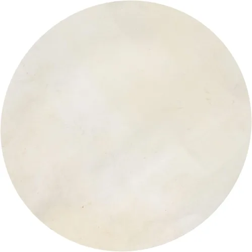 Vista 2 de 13.8 in de diámetro de piel de cabra redonda cabeza para tambor bongo piezas beige paquete de 2