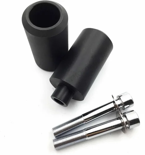 Vista 4 de Protector de choque deslizante de marco negro compatible con Yzf R6 Yzfr6 1999-2002