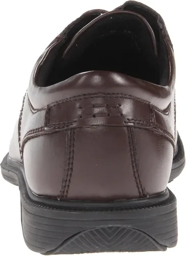 Vista 3 de Nunn Bush Men's Bourbon Street Lace Up Oxford with Kore Slip Resistant Technology