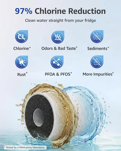 Vista 5 de Overbest Filtro de agua OB6011, repuesto para Samsung® DA29-00003G