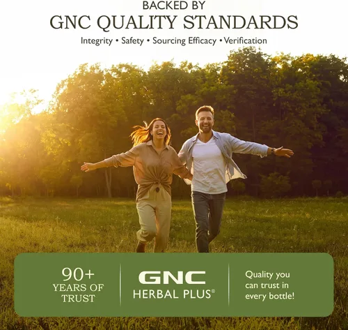 Vista 5 de GNC Suplemento de triple ginsa Herbal Plus, apoya la vitalidad, 100 porciones