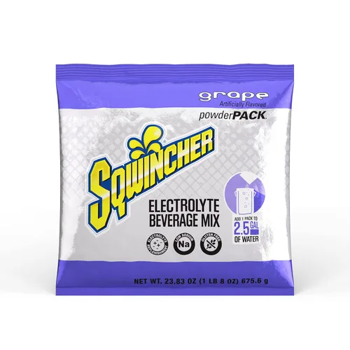 Vista 6 de Sqwincher Paquete de polvo, sabor a ponche de frutas, bajo en calorías, bajo en sodio, mezcla de bebidas hidratantes para reposición
