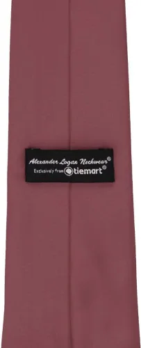 Vista 277 de tiemart Corbata de color sólido para hombre Longitud estándar