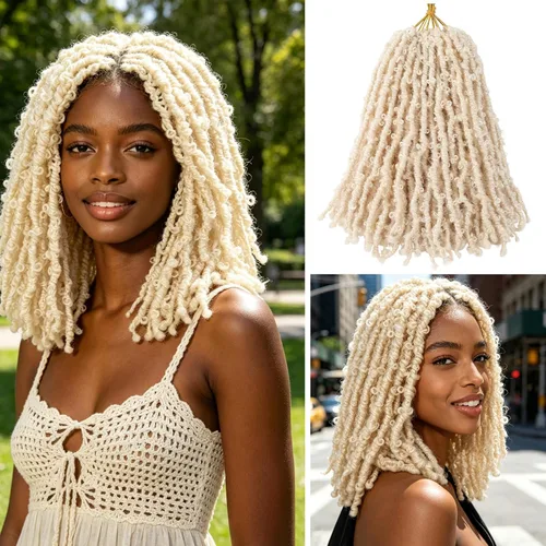 Vista 61 de Superlight Butterfly Locs - Cabello de ganchillo de 12 pulgadas, 6 paquetes