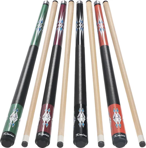 Vista 13 de Kmise Pool Cue Stick Set,4 Colors Canadian Maple Cue,Pool Sticks for Adults,Tacos de Billar 18 19 20 21oz for Beginner