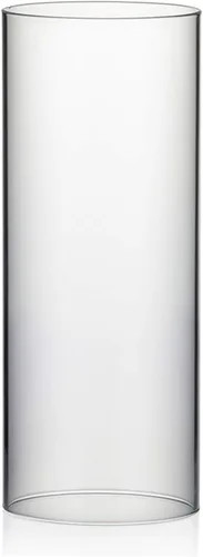 Vista 29 de WGVI Funda para portavelas Hurricane, ancho de 2 pulgadas, altura de 12 pulgadas, portavelas cilíndrico de vidrio transparente, tubo de chimenea