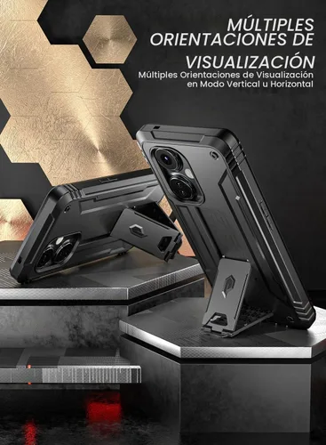Vista 4 de Poetic Revolution - Funda para OnePlus Nord N30 5G, [probada contra caídas de grado militar de 20 pies], funda protectora resistente de doble capa a