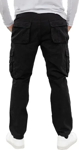 Vista 2 de X RAY Pantalones cargo de pierna recta de ajuste regular para hombre