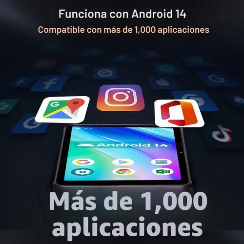 Vista 2 de MUNBYN - Tablet resistente Android 14 de 11 pulgadas para UTV, ILT02, protección 2Y
