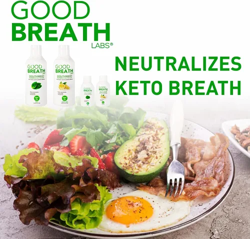 Vista 2 de Goodbreath - Enjuague bucal de menta para halitosis crónica, nueva tecnología de ozono, tratamiento de halitosis y neutralizador del mal aliento