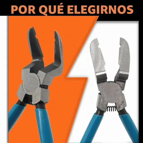Vista 7 de Alicates de corte diagonal multipropósito cortadores de alambre pelador