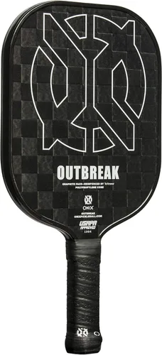 Vista 11 de Onix Outbreak Pickleball Paddle Reinforced by TeXtreme® Technology for Improved Performance and Stronger Play Negro