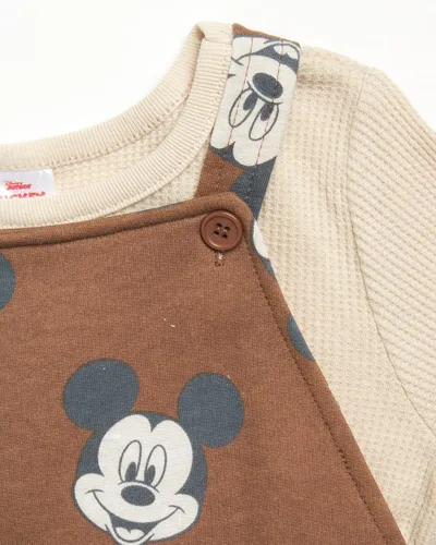 Vista 3 de Disney Conjunto de pijama de Mickey Mouse para bebé 2 piezas y camisa de manga larga