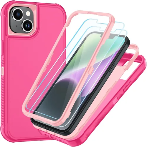 Vista 79 de SunStory Funda compatible con iPhone 11 con protector de pantalla HD, 3 capas de alta resistencia de cuerpo completo, funda protectora híbrida 3
