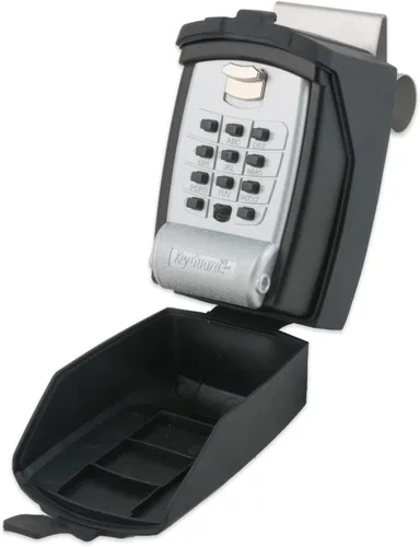 Vista 10 de KeyGuard Pro SL-591 - Caja de bloqueo con botón de golpe para vidrio del automóvil, Negro