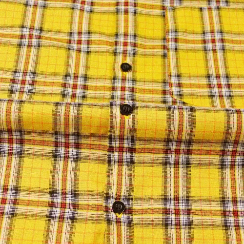 Vista 6 de Camisas de franela a cuadros de ajuste regular para hombre camisa casual de manga larga con botones