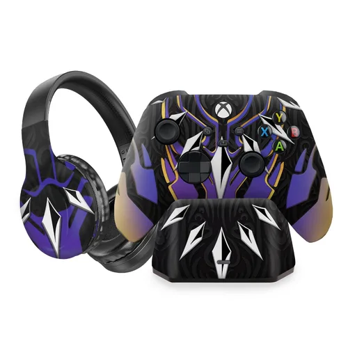 Vista 19 de Vennom Original X-box Modded Controller Wireless and Stand Compatible with X-box One Series X- Customized in USA with Advanced HydroDip Print