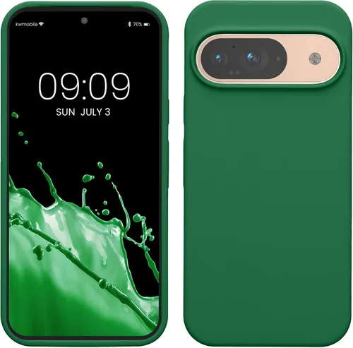Vista 285 de kwmobile Funda Compatible con Google Pixel 6 Pro - Funda de Teléfono de Silicona TPU con Acabado Suave - Azul Caribe
