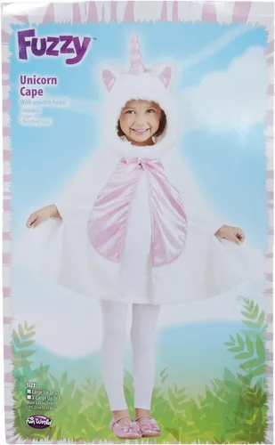 Vista 2 de Fun World Disfraz infantil con capa de unicornio para niñas