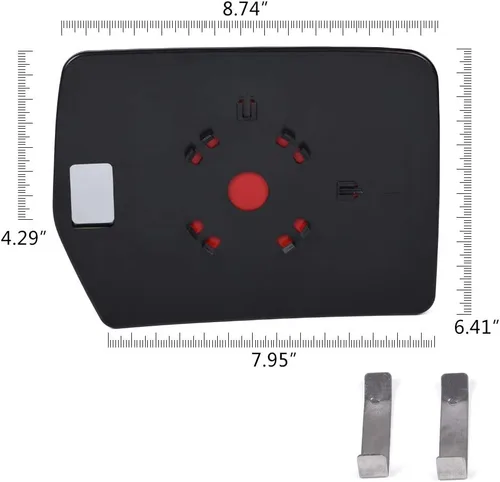 Vista 2 de GRAND ORANGE Espejo retrovisor eléctrico con soporte trasero no calentado, lado izquierdo del conductor, compatible con Ford F150 2004 2005 2006