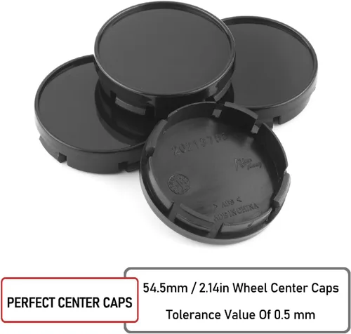 Vista 6 de RTrhinotuning 4 tapas centrales de rueda de 2.146 in para llanta compatibles con Ford Mustang 2015-2024 Edge 2012-2018 Focus 2012-2018, OD: 2.15