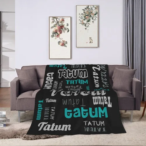 Vista 6 de Manta personalizada con nombre, mantas de franela personalizadas para bebés, niños y adultos con nombre, regalo de Navidad, cumpleaños, día de San