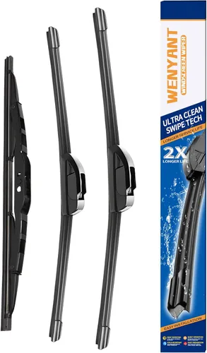 Vista 7 de Limpiaparabrisas de 15/15/13 pulgadas compatibles con Jeep Wrangler 2007-2017 Wrangler JK 2008-2018, limpiaparabrisas delantero y trasero para mi