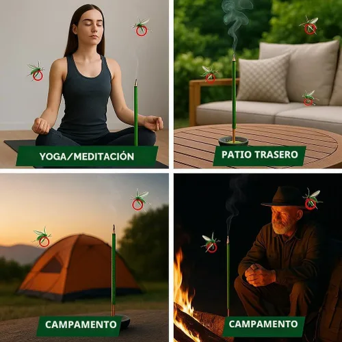 Vista 4 de Bless International-Repelente de Mosquitos-Varillas de incienso-75 piezas Natural-Orgánico a base