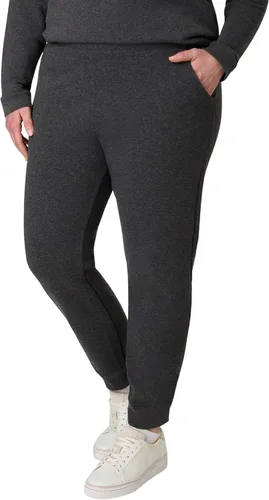 Vista 12 de Hanes Pantalones deportivos para mujer - EcoSmart Fleece Joggers - Pantalones de descanso sin bolsillos con parte inferior abierta - Tallas Ébano