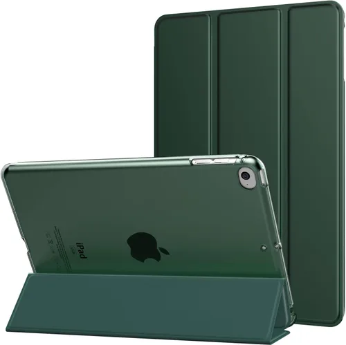 Vista 23 de MoKo Funda para iPad mini 5 2019/Mini 4 2015 (5ta/4ta Generación 7.9 pulgadas), funda delgada y ligera con soporte, con protector traslúcido