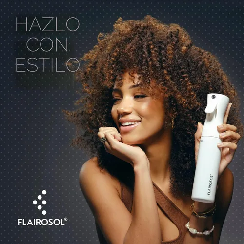 Vista 7 de FLAIROSOL Original Continuous Mister - Botella pulverizadora, 10.1 onzas, transparente/negro