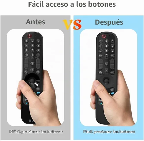Vista 7 de USTIYA Funda de silicona para LG TV Magic MR24GC/MR23/MR22/MR21 2023 2022 2021, funda protectora de silicona (negro)