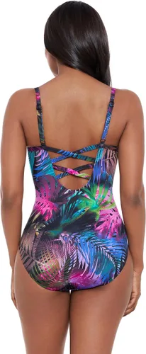 Vista 3 de Miraclesuit Traje de baño Caliente Tropica Bonita con aros y control de abdomen de una pieza para mujer
